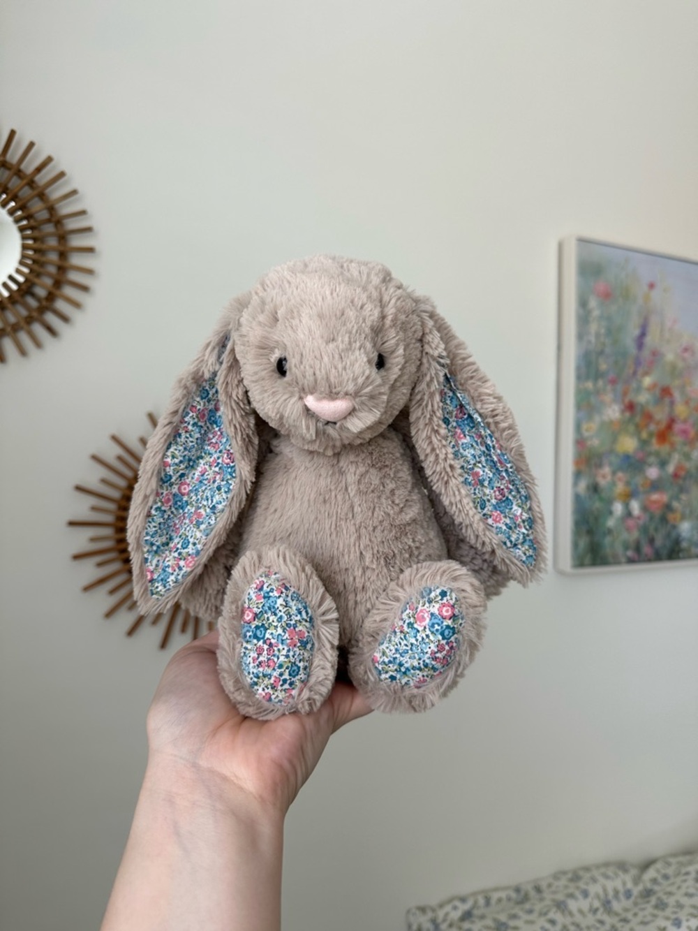 Jellycat Bashful Blossom Beige Bunny